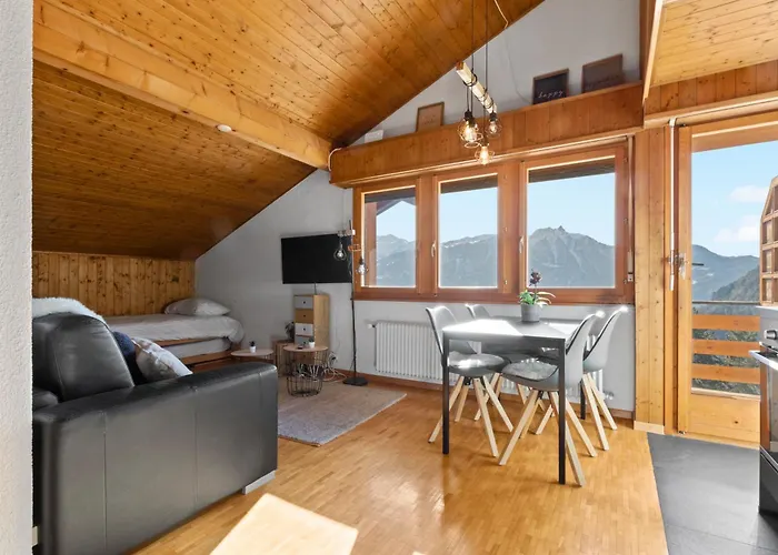 Superbe Avec Vue Magnifique Appartement Leytron