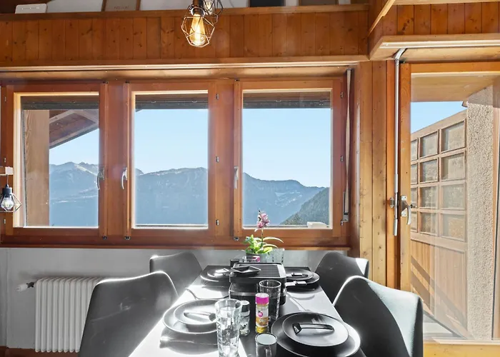 Superbe Avec Vue Magnifique Apartment Leytron